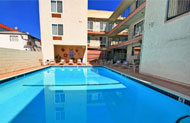 Santa Monica Hotel Pool at California